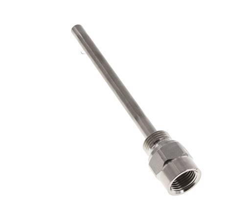 Stainless Steel G 1/2 Inch Thermowell for 160mm Stem Max 600°C and 25 Bars
