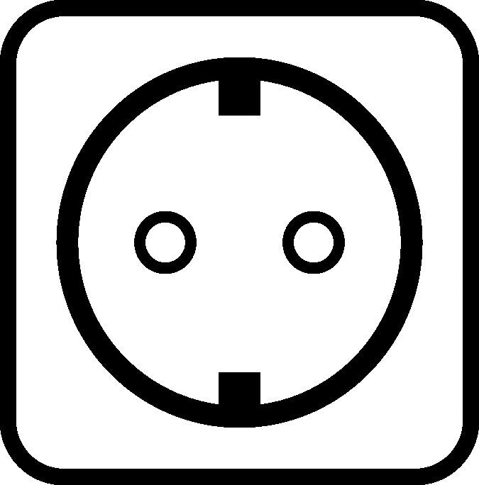 Hager Berker Q.1/Q.3 Wall Outlet (WCD Switchgear) - 47516069