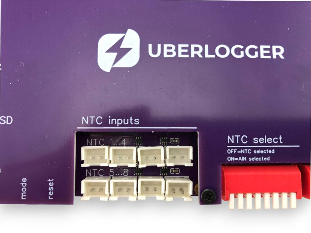 Uberlogger Datalogger 8x NTC/Voltage 60V - 6x Digital
