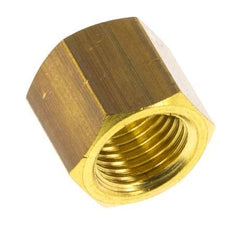 M10x1 x 6mm Brass Union nut for Compression fitting [10 Pieces]