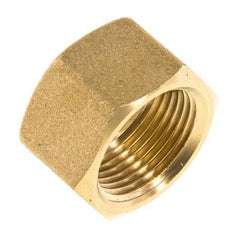 M22x1.5 x 16mm Brass Union nut for Compression fitting [2 Pieces]