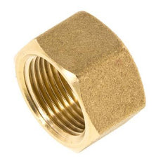 M22x1.5 x 16mm Brass Union nut for Compression fitting [2 Pieces]