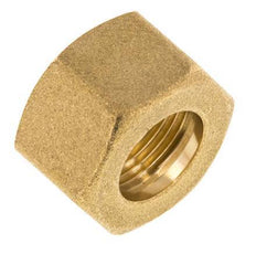 M22x1.5 x 16mm Brass Union nut for Compression fitting [2 Pieces]