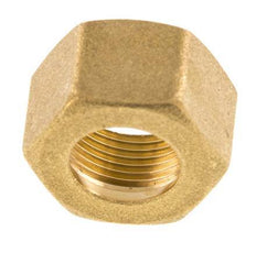 M22x1.5 x 16mm Brass Union nut for Compression fitting [2 Pieces]