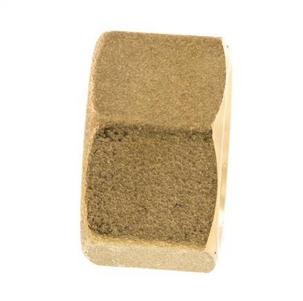 M22x1.5 x 16mm Brass Union nut for Compression fitting [2 Pieces]