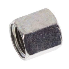 M10x1 x 6LL Zinc plated Steel Union nut for Cutting ring [20 Pieces]