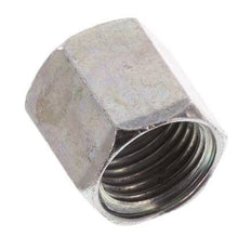 M10x1 x 6LL Zinc plated Steel Union nut for Cutting ring [20 Pieces]