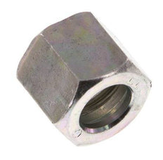 M12x1 x 8LL Zinc plated Steel Union nut for Cutting ring [20 Pieces]