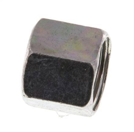 M12x1 x 8LL Zinc plated Steel Union nut for Cutting ring [20 Pieces]