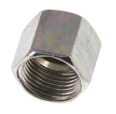 M12x1 x 8LL Zinc plated Steel Union nut for Cutting ring [20 Pieces]
