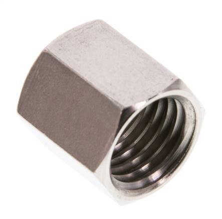 M12x1.5 x 6L Stainless steel Union nut for Cutting ring [2 Pieces]