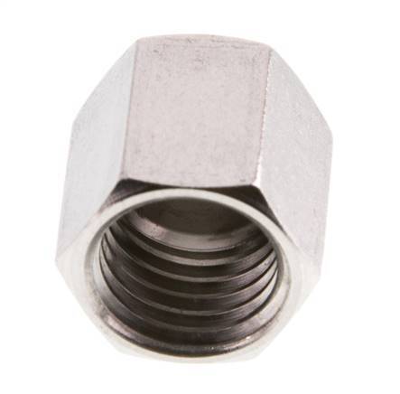 M12x1.5 x 6L Stainless steel Union nut for Cutting ring [2 Pieces]