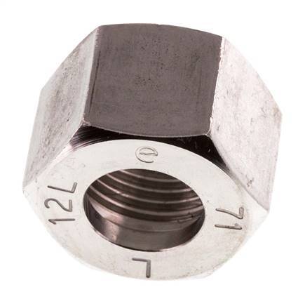 M18x1.5 x 12L Stainless steel Union nut for Cutting ring