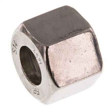 M22x1.5 x 14S Stainless steel Union nut for Cutting ring