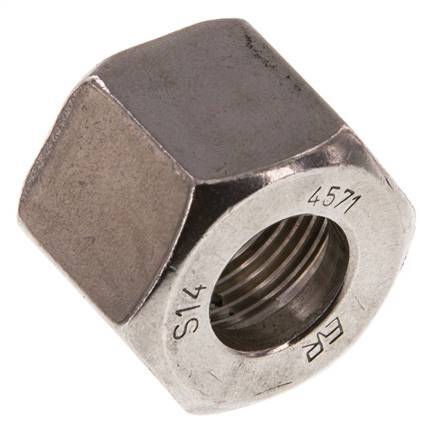 M22x1.5 x 14S Stainless steel Union nut for Cutting ring