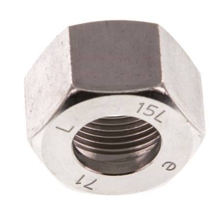 M22x1.5 x 15L Stainless steel Union nut for Cutting ring
