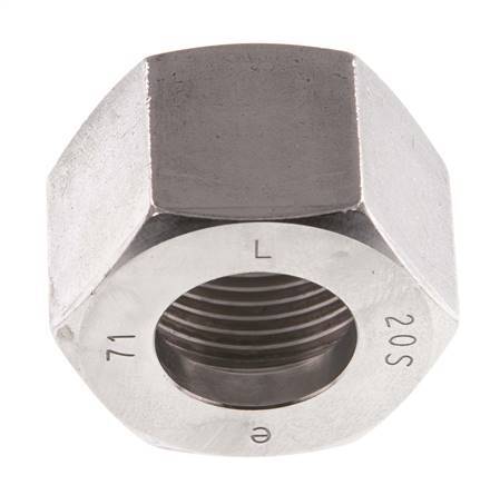 M30x2 x 20S Stainless steel Union nut for Cutting ring