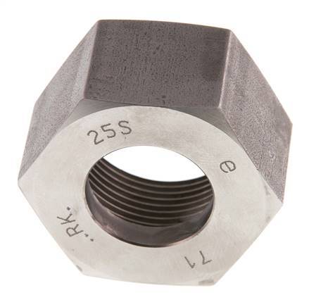 M36x2.0 x 25S Stainless steel Union nut for Cutting ring
