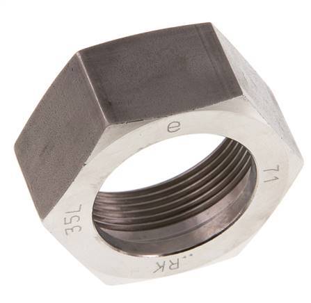 M45x2 x 35L Stainless steel Union nut for Cutting ring