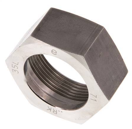 M45x2 x 35L Stainless steel Union nut for Cutting ring