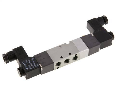 5/3 G1/8'' Pressure Center Solenoid Valve 230V AC 1.5-8bar/21.0-112psi E.MC