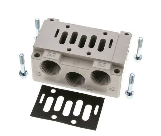Sub-Base ISO 5599-1 Size 2 G 3/4''