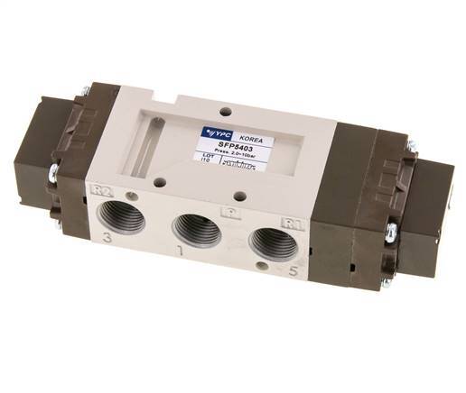 5/3 G3/8'' (G1/8'') Exhaust Center Air Pilot Valve 2-10bar/28-140psi YPC