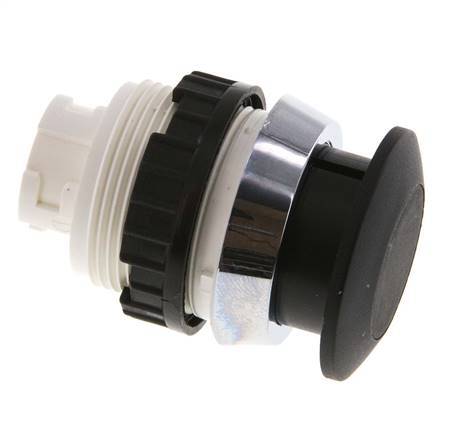 Actuator Attachment 30mm Palm Button Black