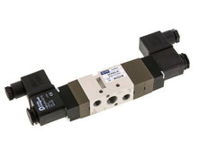 5/3 G1/4'' (G1/8'') Center Closed Solenoid Valve 12V DC 2-10bar/28-140psi YPC
