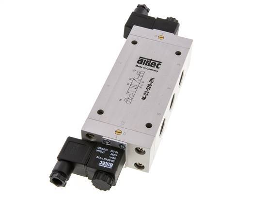 5/2 G1/2'' Bistable Solenoid Valve 115V AC 1-10bar/14-140psi Airtec