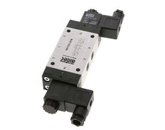 5/3 G1/4'' Exhaust Center Solenoid Valve 24V DC 3-8bar/42-112psi Airtec