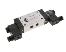 5/3 G1/4'' Exhaust Center Solenoid Valve 24V DC 3-8bar/42-112psi Airtec