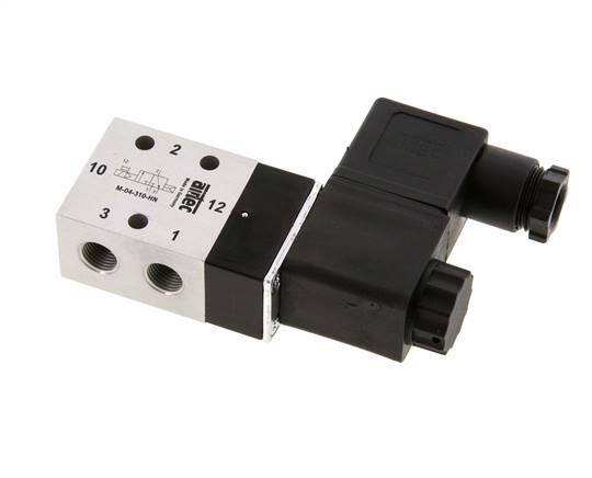 3/2 G1/8'' NO Solenoid Valve 12V DC 2-10bar/28-140psi Airtec