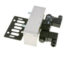 5/3 ISO 5599-3 Center Closed Solenoid Valve 24V AC 3-10bar/42-140psi Airtec