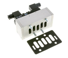 5/3 ISO 5599-3 Center Closed Solenoid Valve 24V AC 3-10bar/42-140psi Airtec