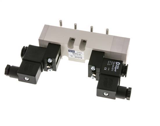 5/3 ISO 5599-1 Center Closed Solenoid Valve 230V AC 2-10bar/28-140psi YPC