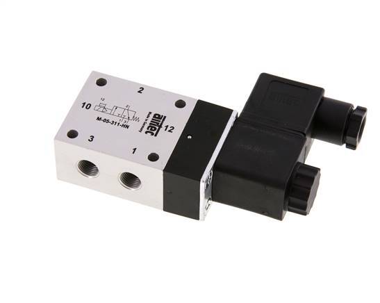 3/2 G1/8'' NO Solenoid Valve 115V AC 3-10bar/42-140psi Airtec