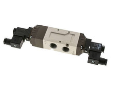 5/3 G1/2'' Center Closed Solenoid Valve 24V AC 2-10bar/28-140psi YPC