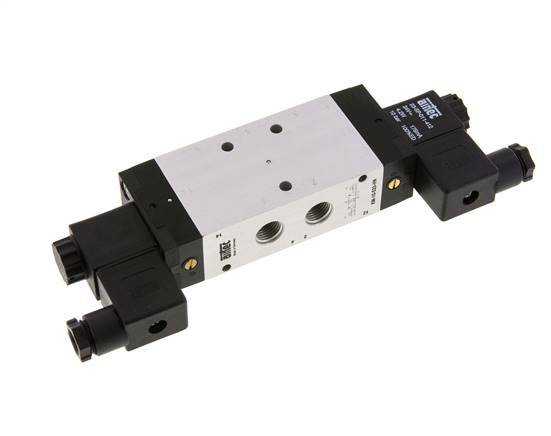5/2 G1/4'' Bistable Solenoid Valve 115V AC 2.5-10bar/35.0-140psi Airtec