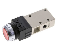 3/2 G1/8'' Push Button Valve Red 0-8bar/0-112psi YPC