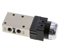 3/2 G1/8'' Push Button Valve Red 0-8bar/0-112psi YPC