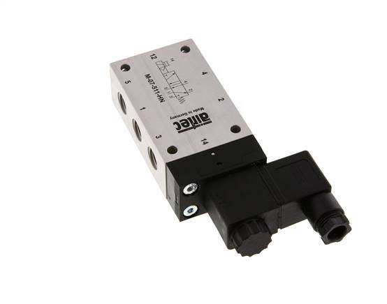5/2 G1/4'' Solenoid Valve 12V DC 2.5-10bar/35.0-140psi Airtec