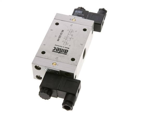 3/2 G1/2'' (G1/8'') Bistable Solenoid Valve External Pilot 24V AC 0-10bar/0-140psi Airtec