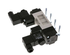 5/3 ISO 5599-1 Exhaust Center Solenoid Valve 24V AC 2-10bar/28-140psi YPC
