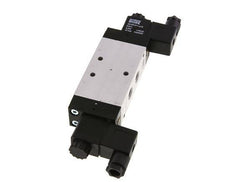 5/3 G1/4'' Exhaust Center Solenoid Valve 12V DC 3-10bar/42-140psi Airtec