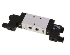 5/3 G1/4'' Exhaust Center Solenoid Valve 12V DC 3-10bar/42-140psi Airtec