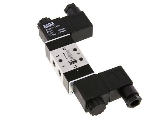 3/2 G1/8'' Bistable Solenoid Valve 230V AC 2.5-10bar/35.0-140psi Airtec