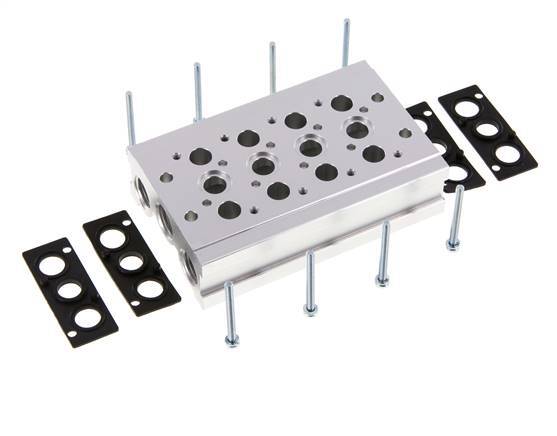 Manifold 4-Station YPC SF2000 5/2 5/3-way