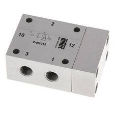 3/2 G1/8'' Air Pilot Valve -0.95-10bar/-13.2-140psi Airtec