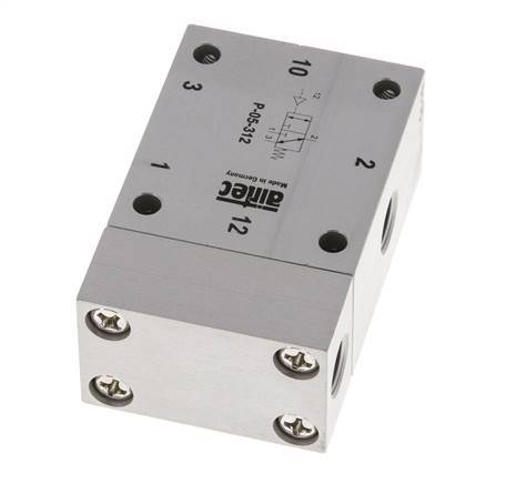 3/2 G1/8'' Air Pilot Valve -0.95-10bar/-13.2-140psi Airtec